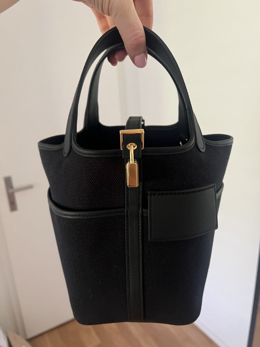 Hermès Borse da donna: Hermès Picotin 18 Cargo Pocket black – Nuovo e nell'imballaggio originale da Siebnen venduto da sellingmystuff1 1