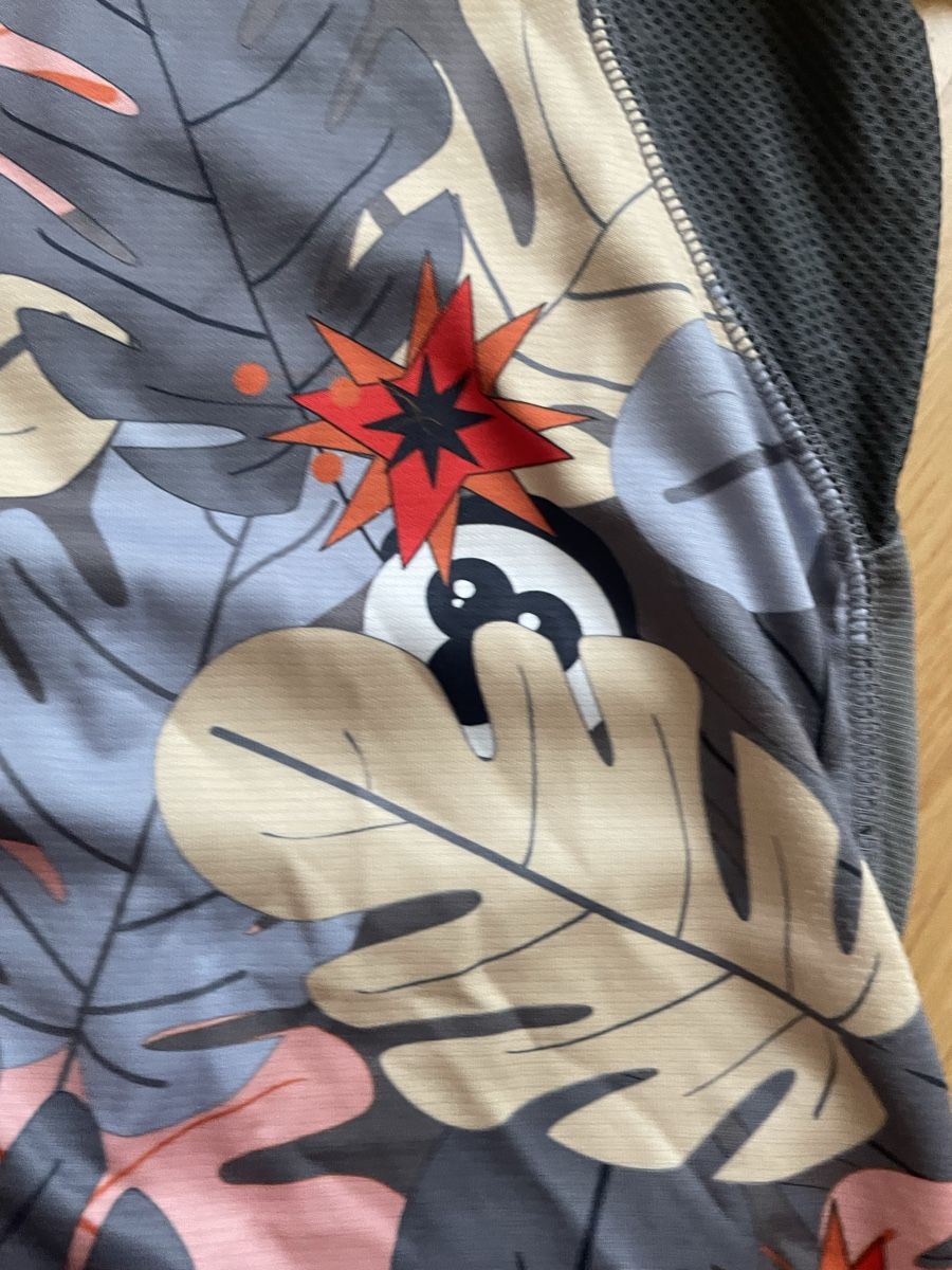 Craft Canottiere & Pantaloni: Craft Radtrikot Gr. M mit Affen-Print – Usato da Bern venduto da brup 2