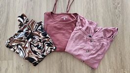 3x Langarmshirt
