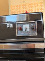 Metall Zug Einbaubackofen aus den 70s, funktionsfähig