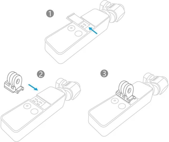 DJI Treppiedi & Teste: Pgytech Osmo Pocket Data Port to Universal Mount – Nuovo e nell'imballaggio originale da Neukirch / Egnach venduto da Taucher68 1