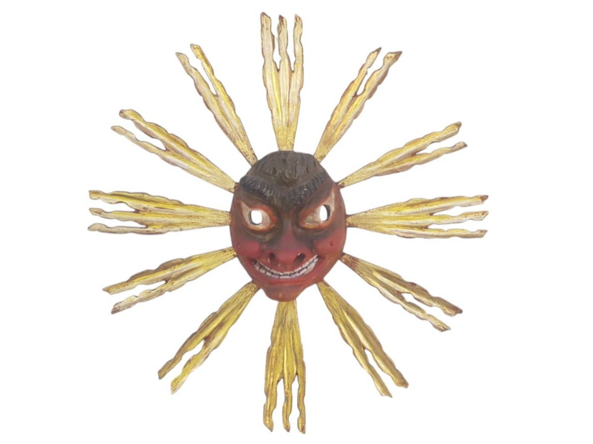 Sonstige Antiquitäten & Kunst: Maske Sonnenteufel antik – Gebraucht aus Mörschwil von antiksalon21