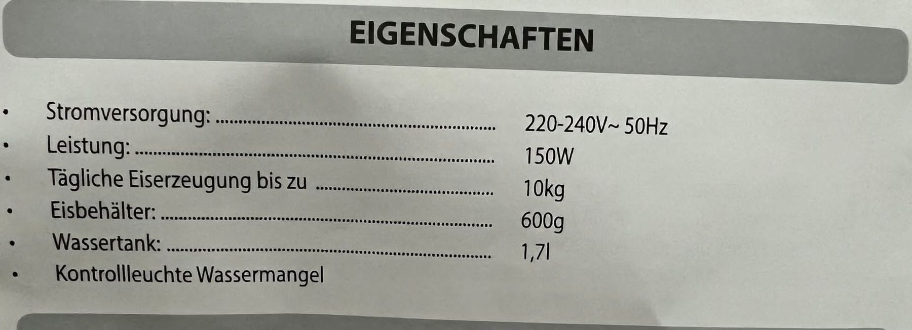 Küchengeräte: Ice Maker Maschine – Gebraucht aus Krattigen von RetoK82 3