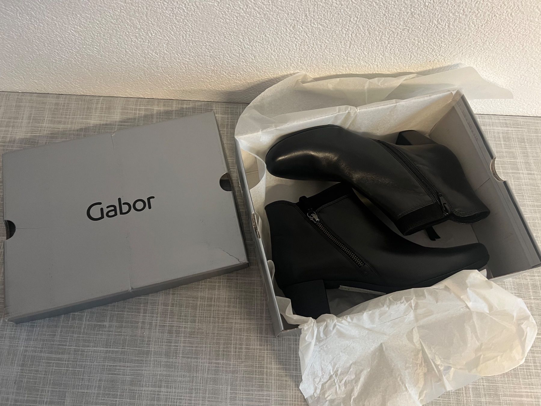 Gabor Scarpe da donna: GABOR Stiefeletten schwarz 40 – Nuovo e nell'imballaggio originale da Frauenfeld venduto da dilili 4