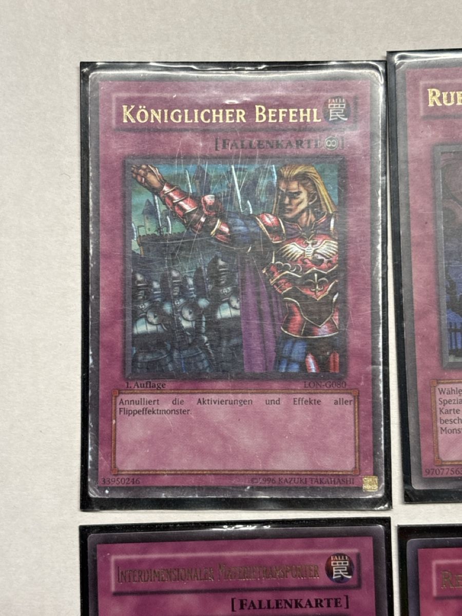 Yugioh Carte collezionabili: Yugioh Mix Alt 4X – Usato da Speicherschwendi venduto da YugisKartenKammer 4