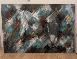 😊 CC Art Acrylgemälde,83x123cm, auf Leinwand, handmade