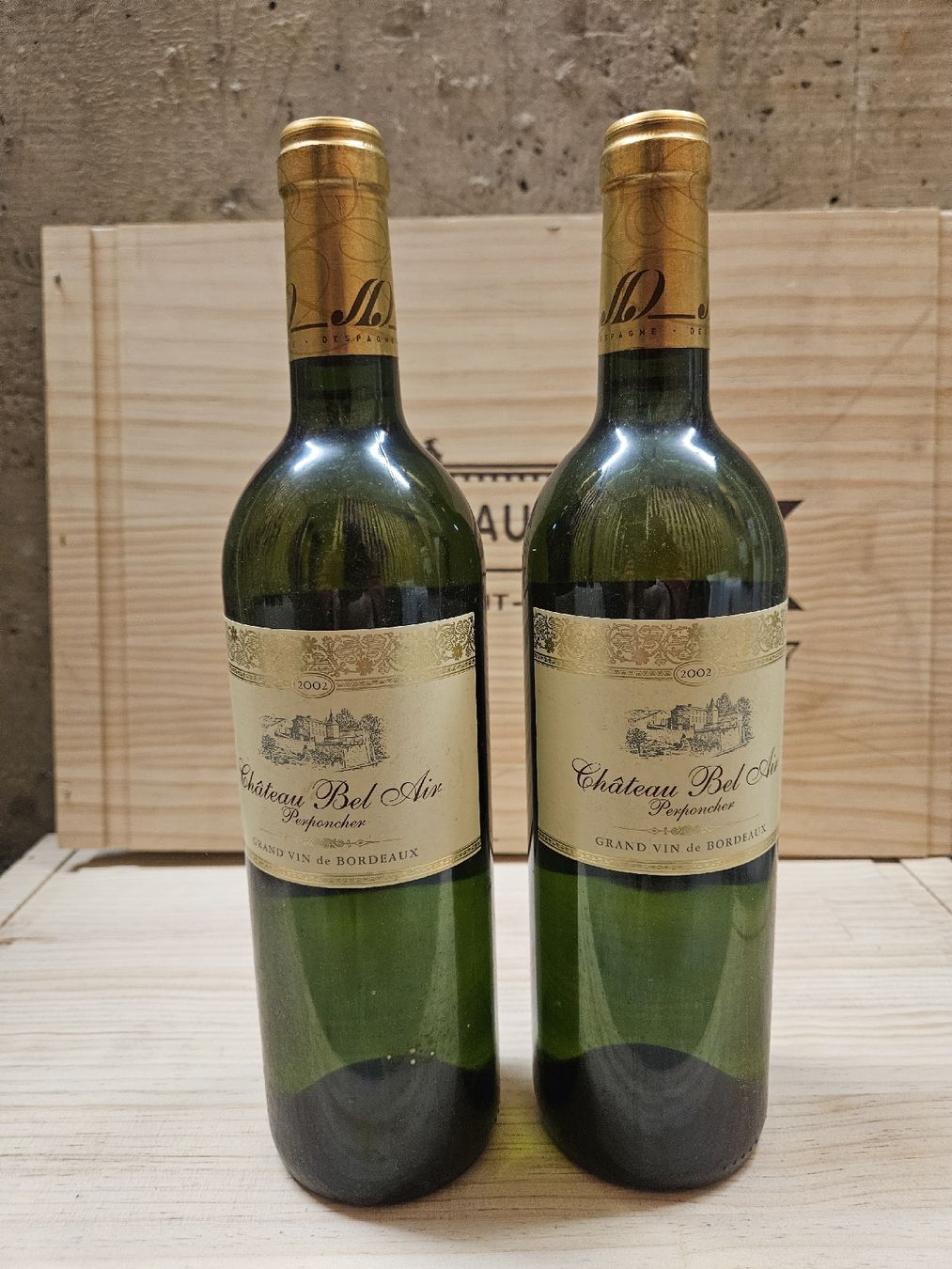 Vino: Chateau Bel Air Perponcher 2002 Blanc – Nuovo e nell'imballaggio originale da Zofingen venduto da WouterSamwel