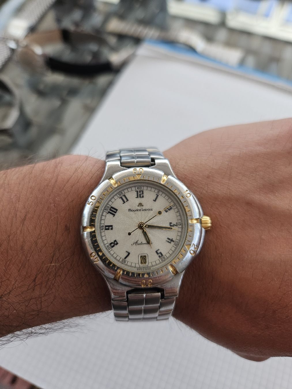 Maurice Lacroix Orologi: Vintage Maurice Lacroix Automatik – Usato da Rickenbach b. Wil venduto da nic_8ljr 3