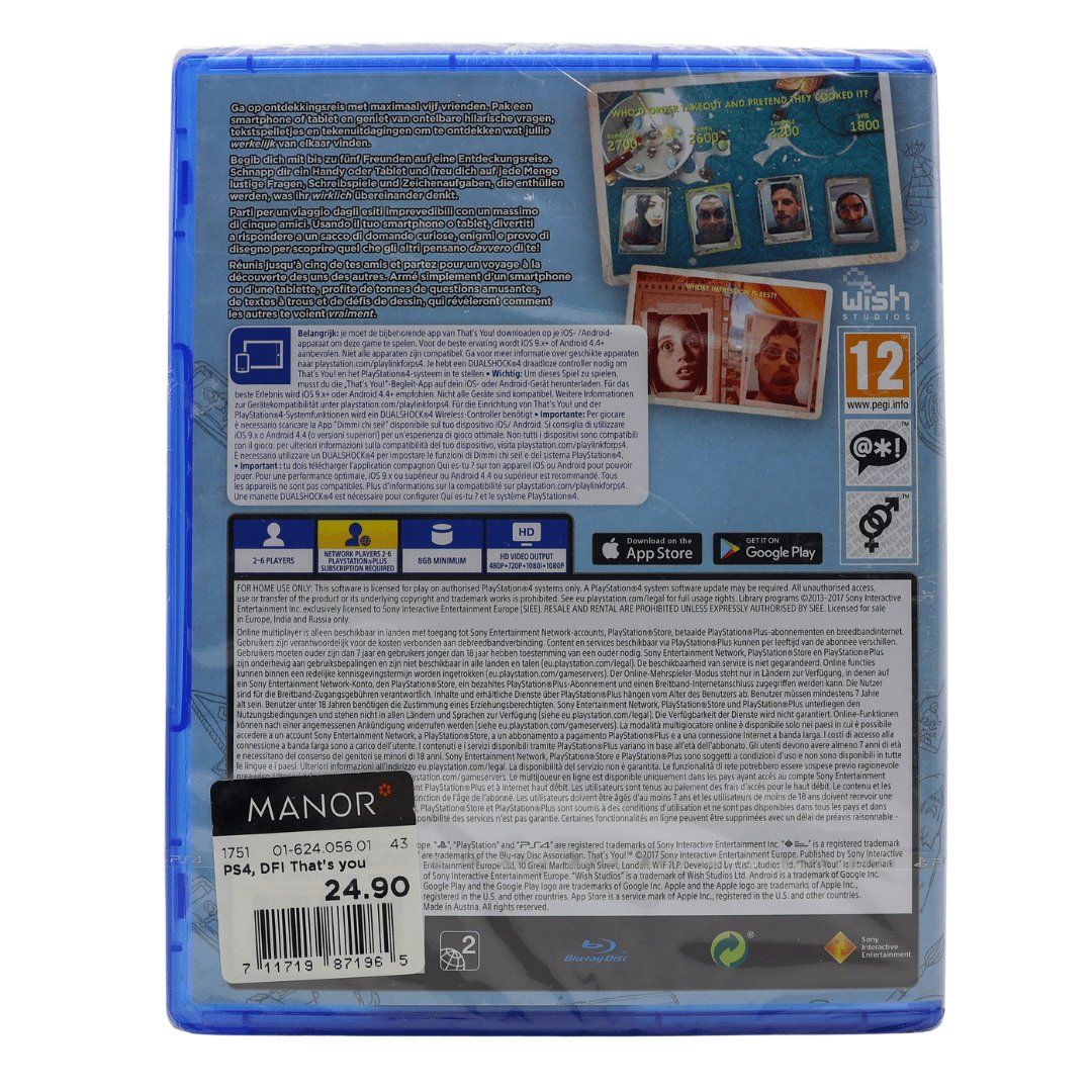 Giochi: That's You  - PS4 - NEW – Nuovo e nell'imballaggio originale da Paudex venduto da dindeboy 1