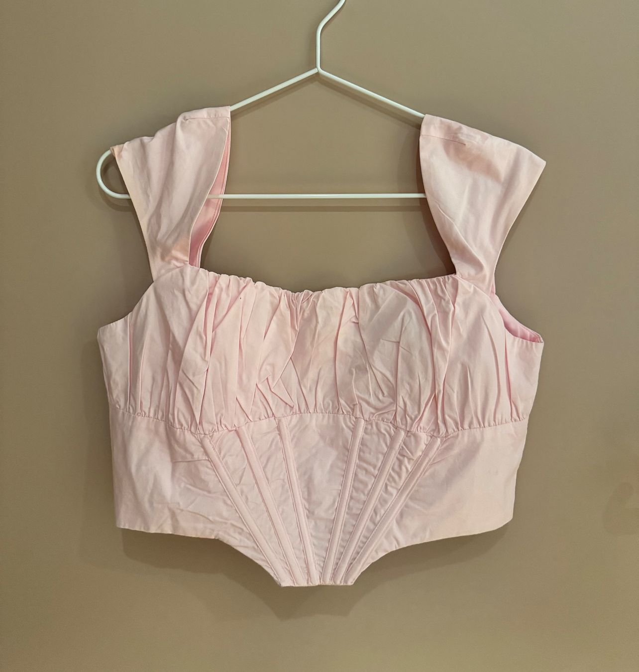 Camicette, T-shirt & Top: Missguided Top, Rosa Korsett – Nuovo e nell'imballaggio originale da Emmen venduto da t_a_n88x