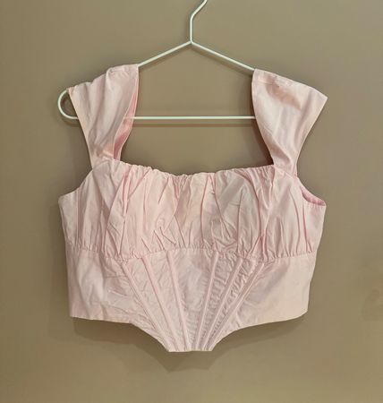 Missguided Top, Rosa Korsett