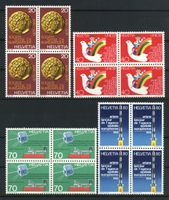1979, Sonderpostmarken II, Viererblöcke **