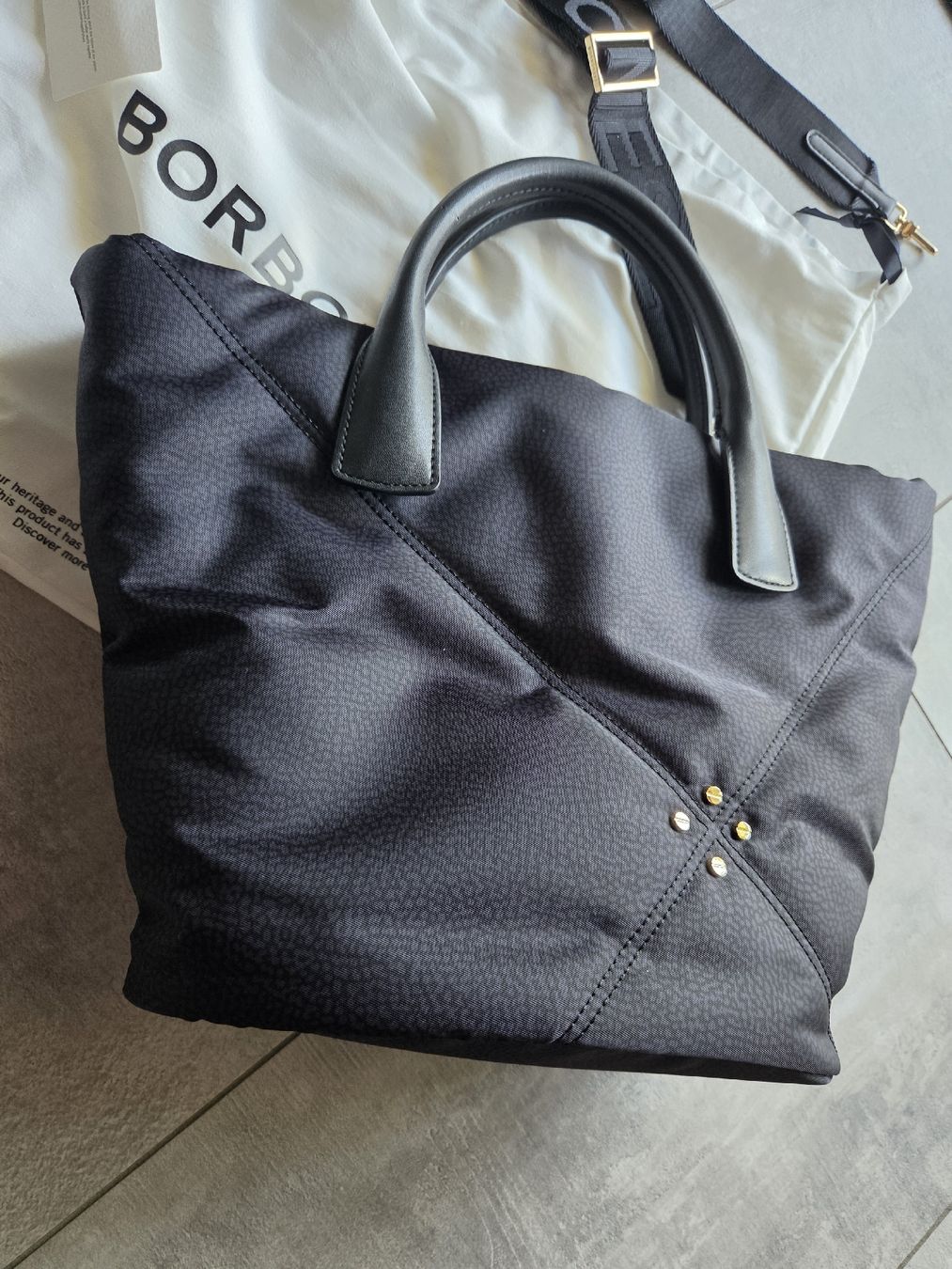 Borbonese Sacs femmes: neuwertig Borbonese nylon bag black – Neuf (Voir description) à bellinzona par zeus6535 6