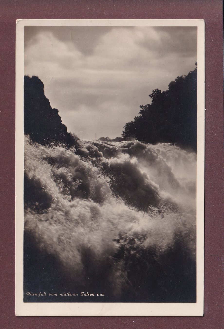 Ansichtskarten: RHEINFALL - 1931 – Gebraucht aus Pully von nicecards