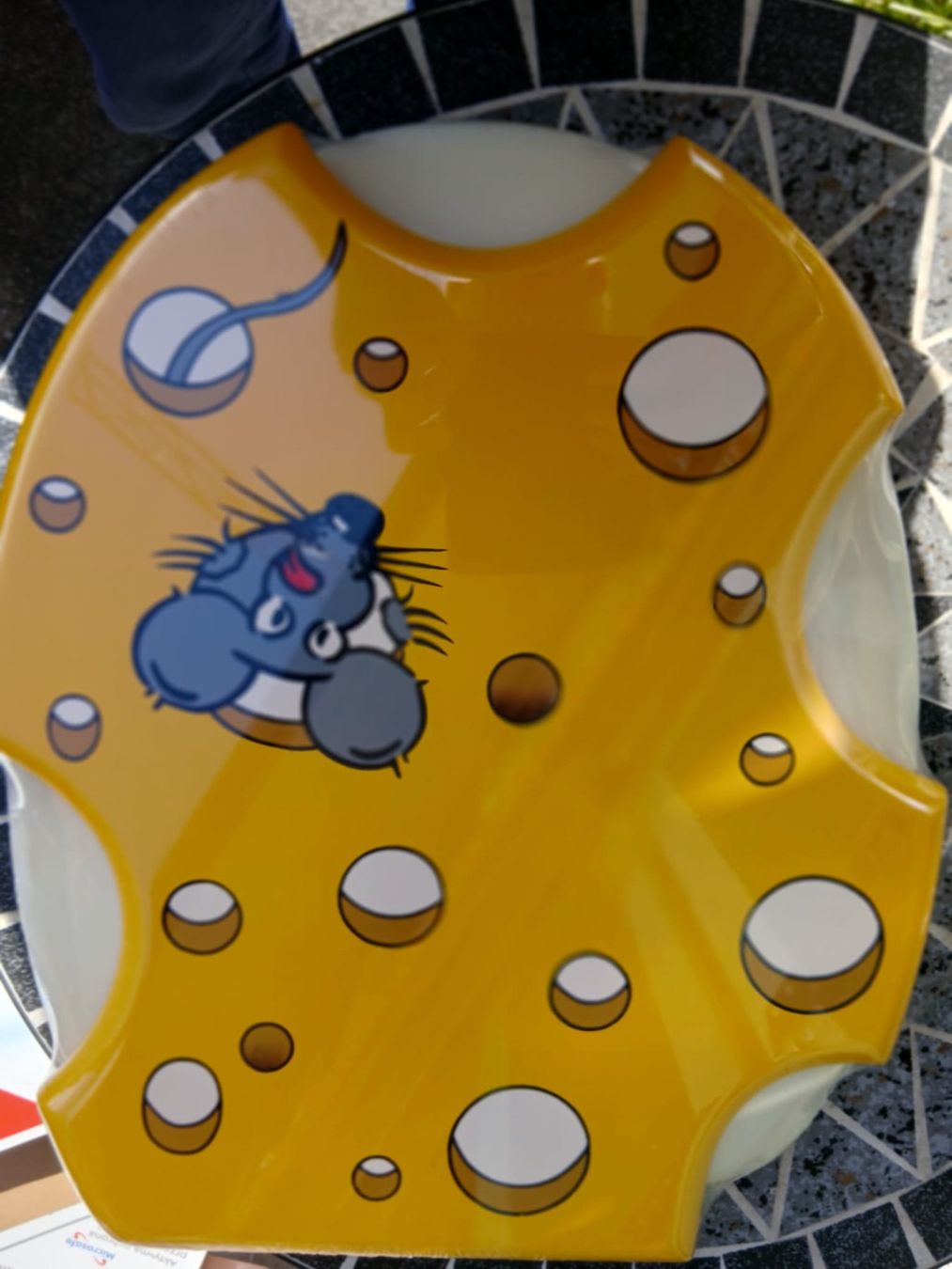 WC: WC Deckel Ratte oder Maus ca. 25 jährig fabrikneu – Nuovo e nell'imballaggio originale da Grenchen venduto da juebo 2