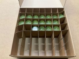 842 Posten Raureifkerzen Ø=5cm H=9cm aus Liquidation
