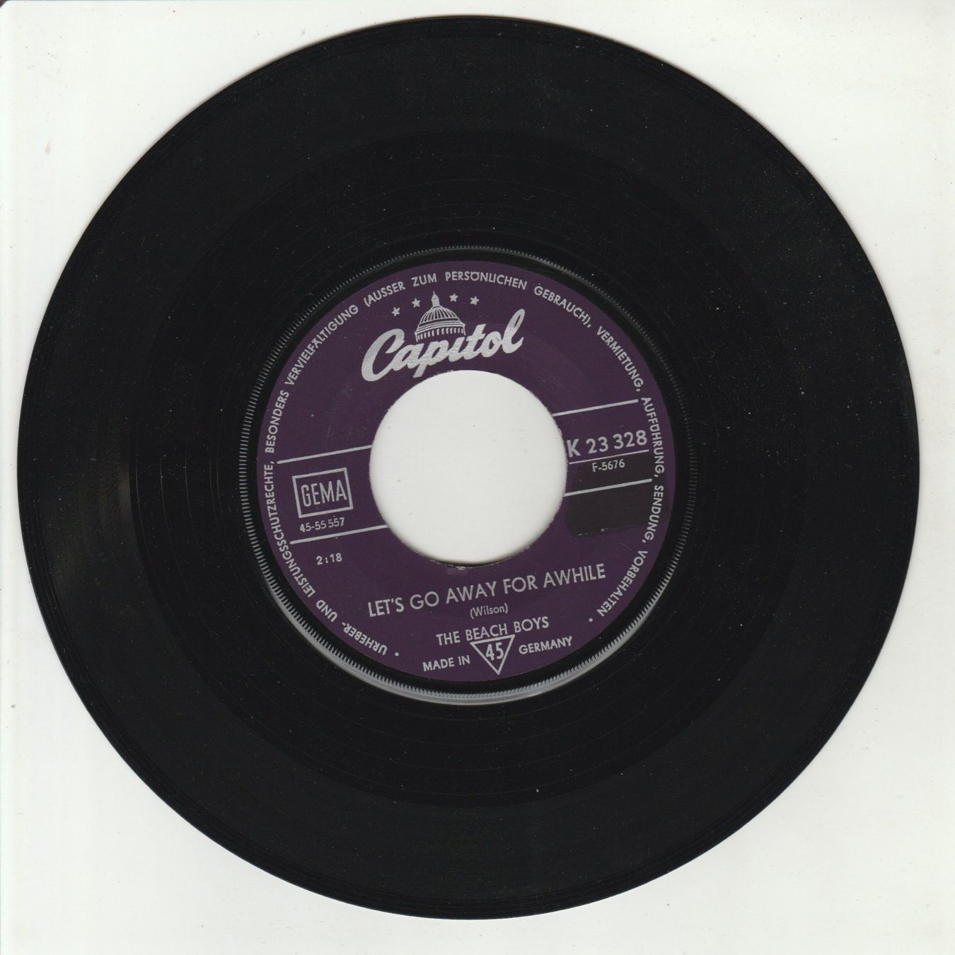 Dischi in vinile: The Beach Boys - Good Vibrations 7" Vinyl – Usato da Tübach venduto da JamesStone 3