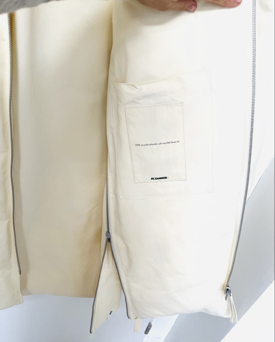 Jil Sander Vestes: NEW Jil Sander Sleek Straight Down Jacket Ecru/offwhite – Neuf (Voir description) à Horgen par Lumina_birkin 4