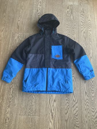 Skijacke schwarz/königsblau 152