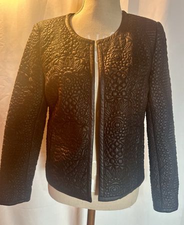 Adolfo Dominguez Designer-Jacke | Schwarz | Gesteppt mit Man