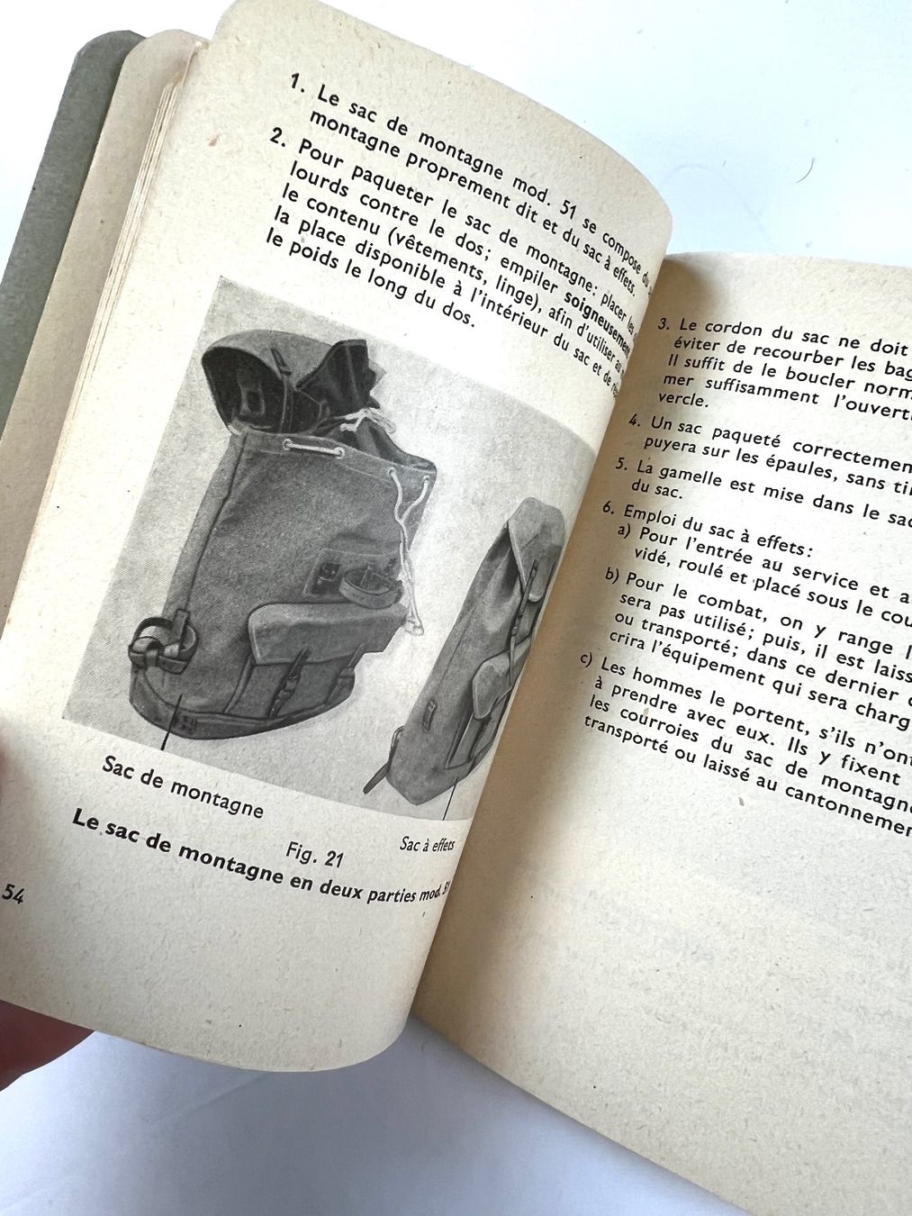 Livres: Le Paquetage Schweizerarmee 1958 – D'occasion à Schaffhausen par vandemonian 5