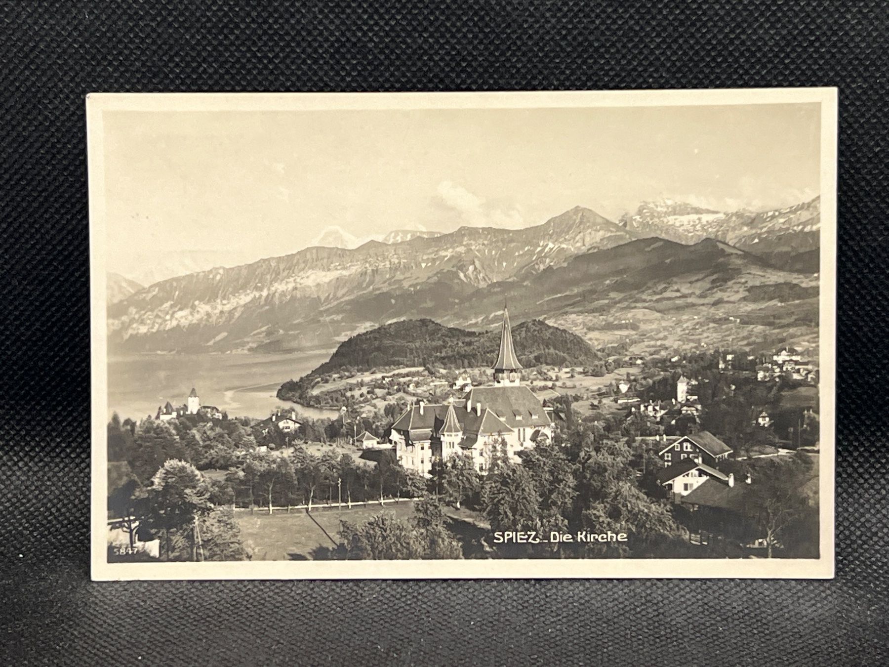 Cartoline postali: Spiez. Die Kirche – Usato da Widnau venduto da Brusi9