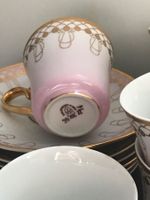 6 Kaffee Tasse Porzellan ex. Cz-slowakei, Vintage