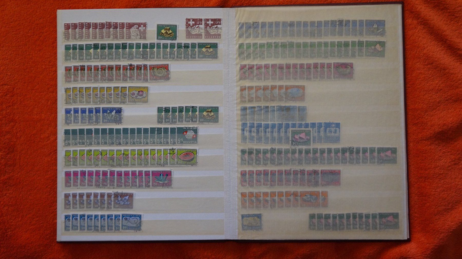 Alle Briefmarken: 1 Alben mit Pro Patria ab 1938 – Gebraucht aus Sulgen von Kengi0 4