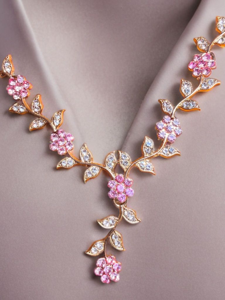 Altri gioielli: Ensemble Rosa romantica – Nuovo e nell'imballaggio originale da St-Maurice venduto da Sandrinette123 5