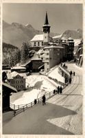 Arosa. Dorfmitte im Winter