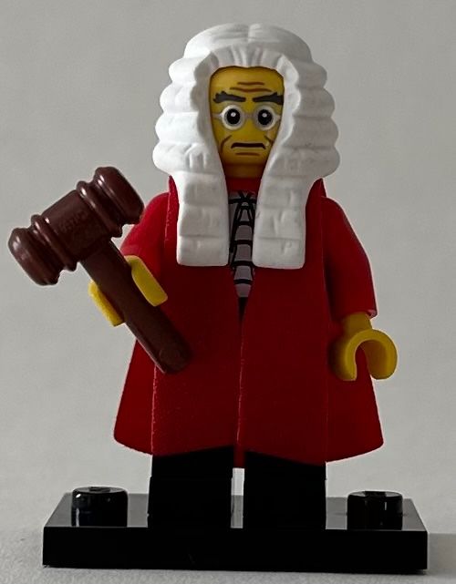 2012, LEGO Minifigur Serie 9 - Richter, Rarität (Gebraucht) in Uster ...