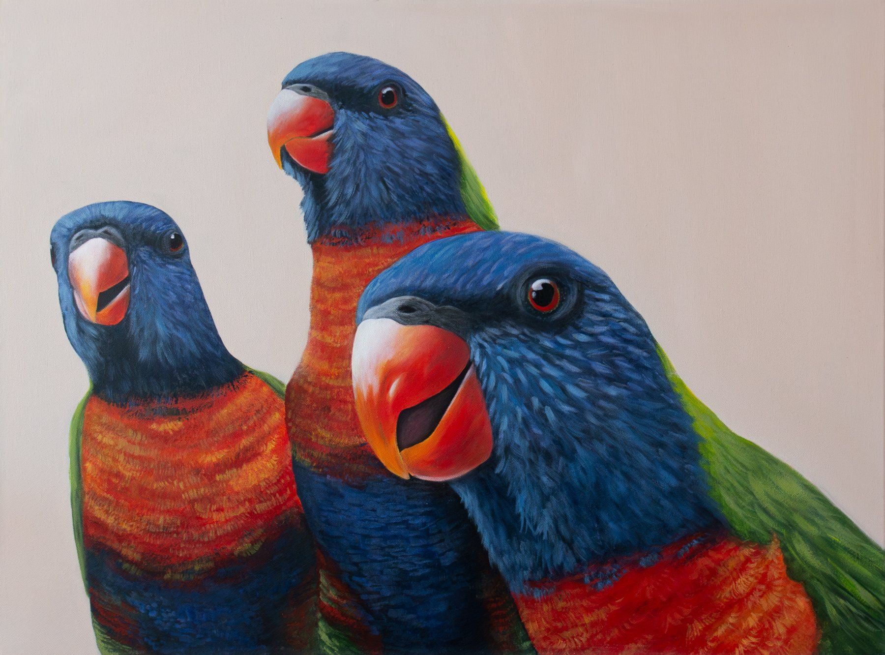 Dipinti: Original Vogel Acrylgemälde – Nuovo e nell'imballaggio originale da Therwil venduto da Jazzio_Art
