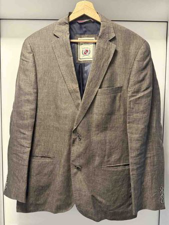 Nils Sundstrom Jacke braun meliert gebrauchter Zustand