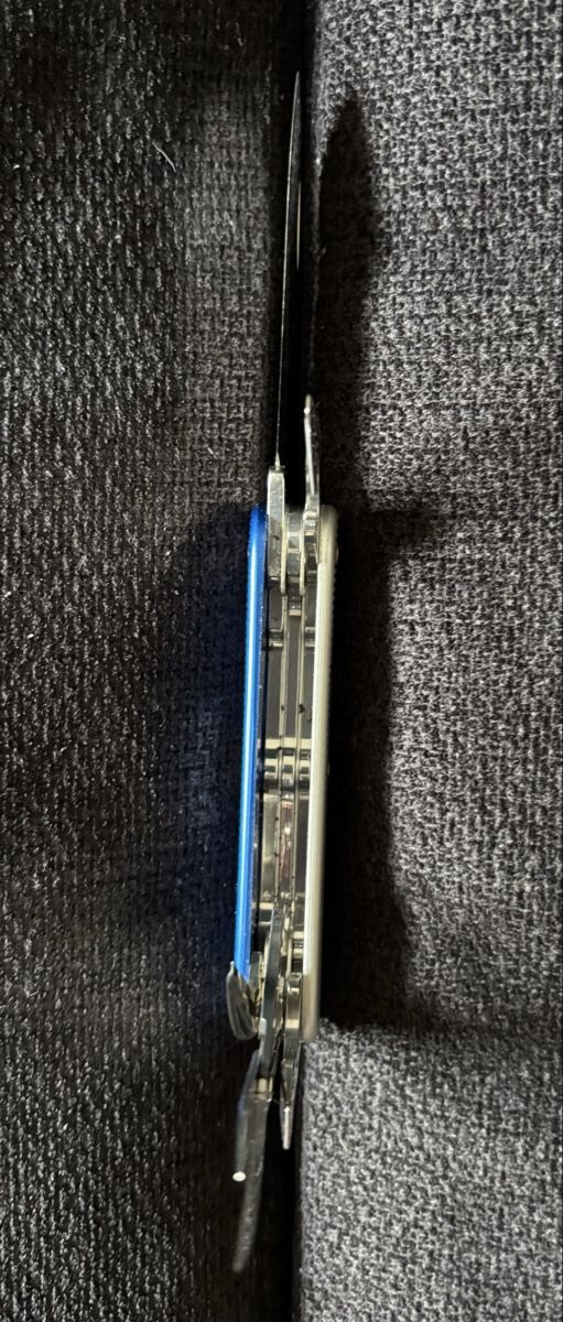 Victorinox Coltelli tascabile: Victorinox Bicolor 4 progress silber/blau – Nuovo (secondo la descrizione) da Allenwinden venduto da Lb3 3