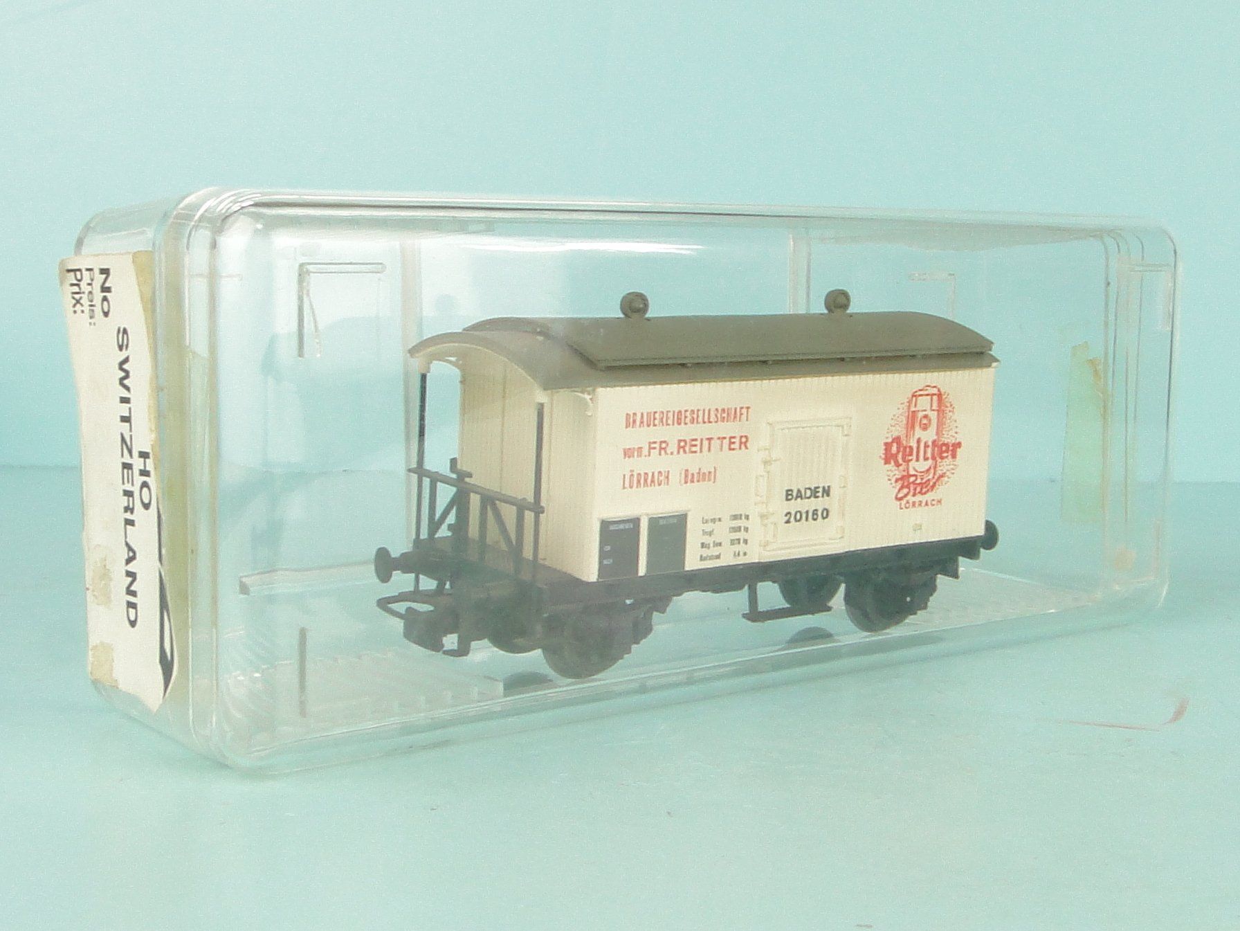 Wagon frigorifique BIERBRAUEREI ENGE – Sihl TB 0 126 Ruco (Neuf avec