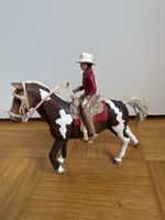 Schleich Pferd mit Reiterin Westernsattel