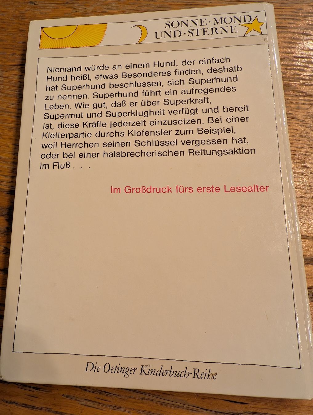 Livres: Ich bin ein Superhund, David Henry Wilson – D'occasion à Wädenswil par HummerZH 1