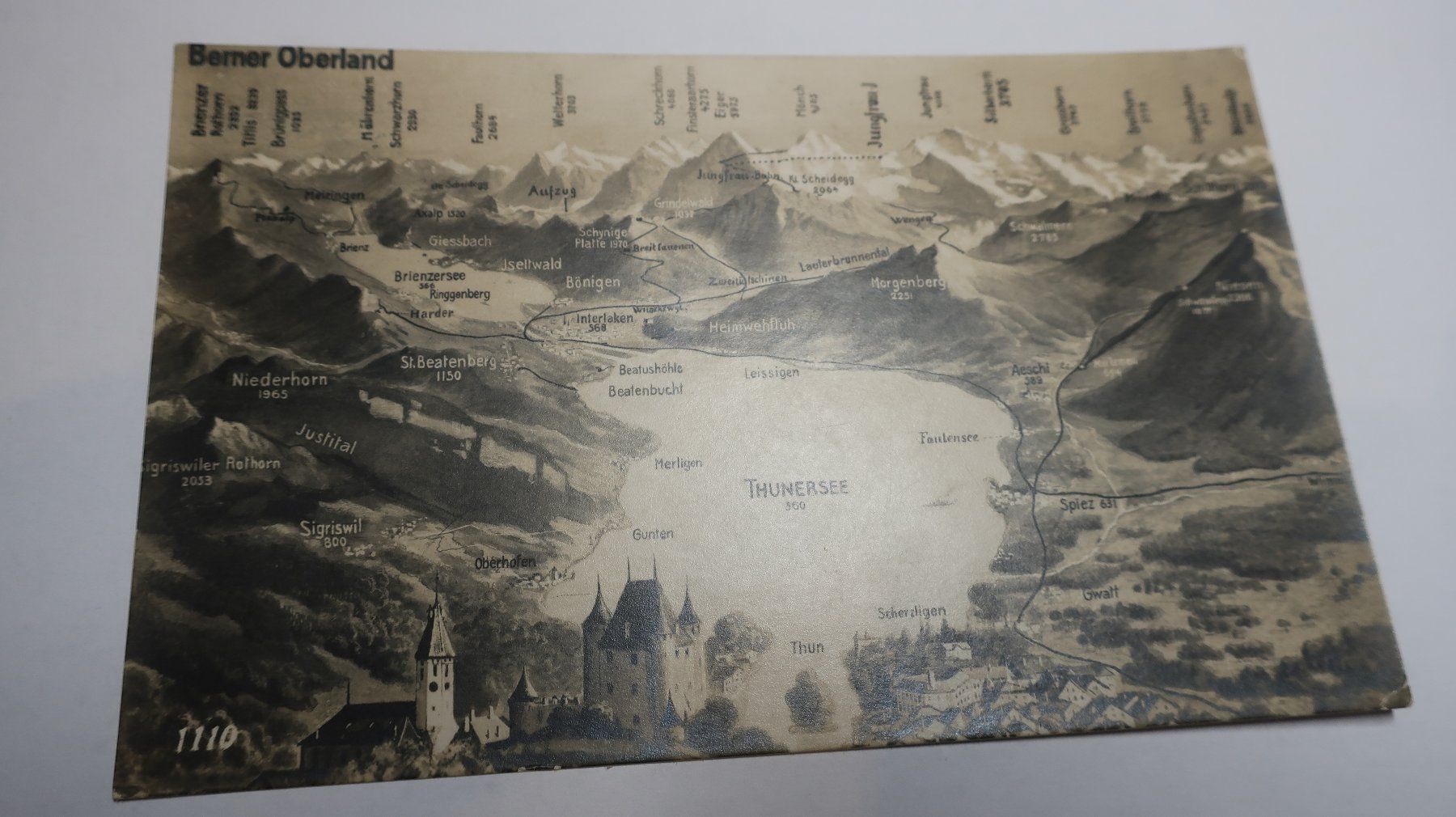 Cartes postales: Berner Oberland Thunersee 1926 – D'occasion à Cormoret par Pascalll2001 1