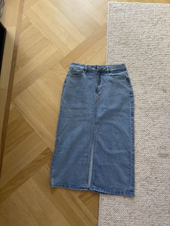 Object Jeansrock mit Schlitz