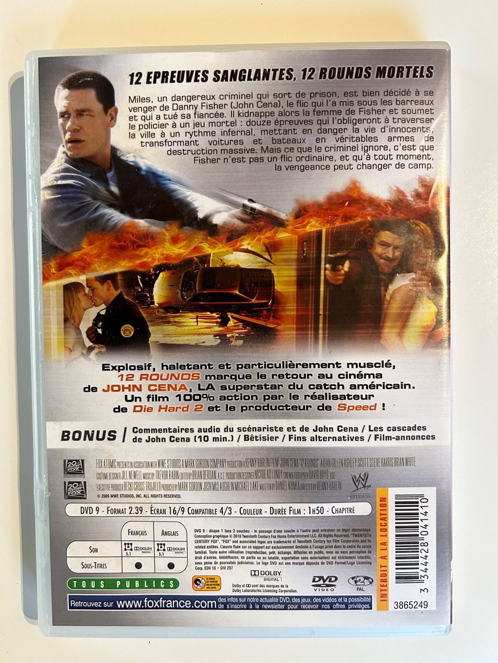 Tutti i DVDs: 12 ROUNDS (JOHN CENA) – Usato da St-Cierges venduto da Crisi53 1