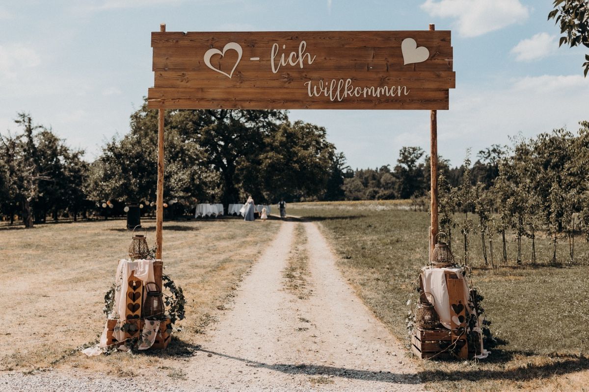 Tutte le decorazioni: Willkommenstafel – Usato da Lippoldswilen venduto da mel_b6sr