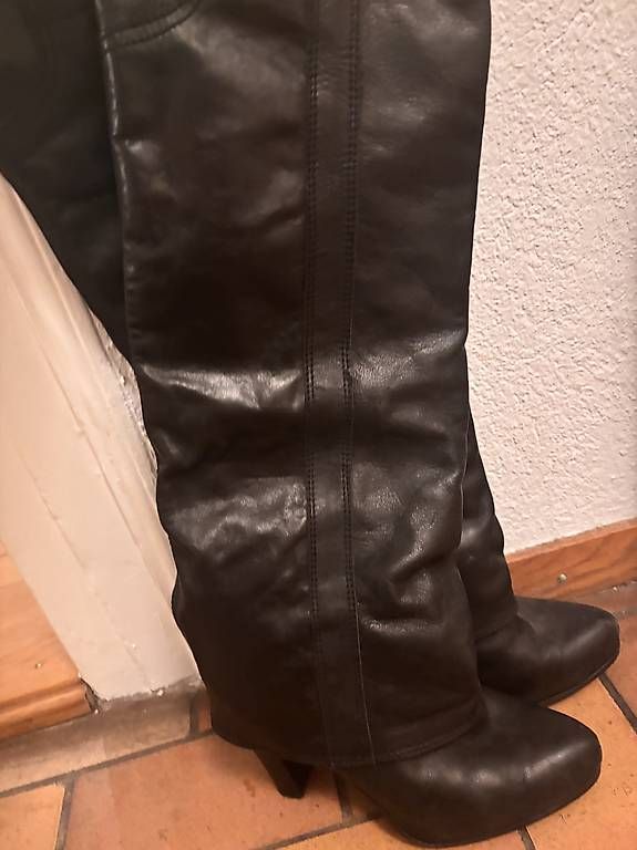 Scarpe da donna: Elegant/ Chic Leder Stiefel  – Usato da Zürich venduto da din_msy7 2