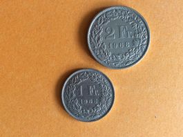 2 + 1 francs  1968  Jolies