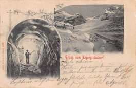 Gruss vom Eigergletscher!, Stempel Jungfraubahn 29 AUG 1903