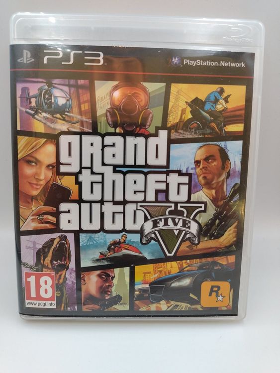 Grand Theft Auto V GTA 5 Playstation 3 PS3 CiB Gebraucht In Grand Theft Auto V Gta 5 Playstation 3 Ps3 Cib
