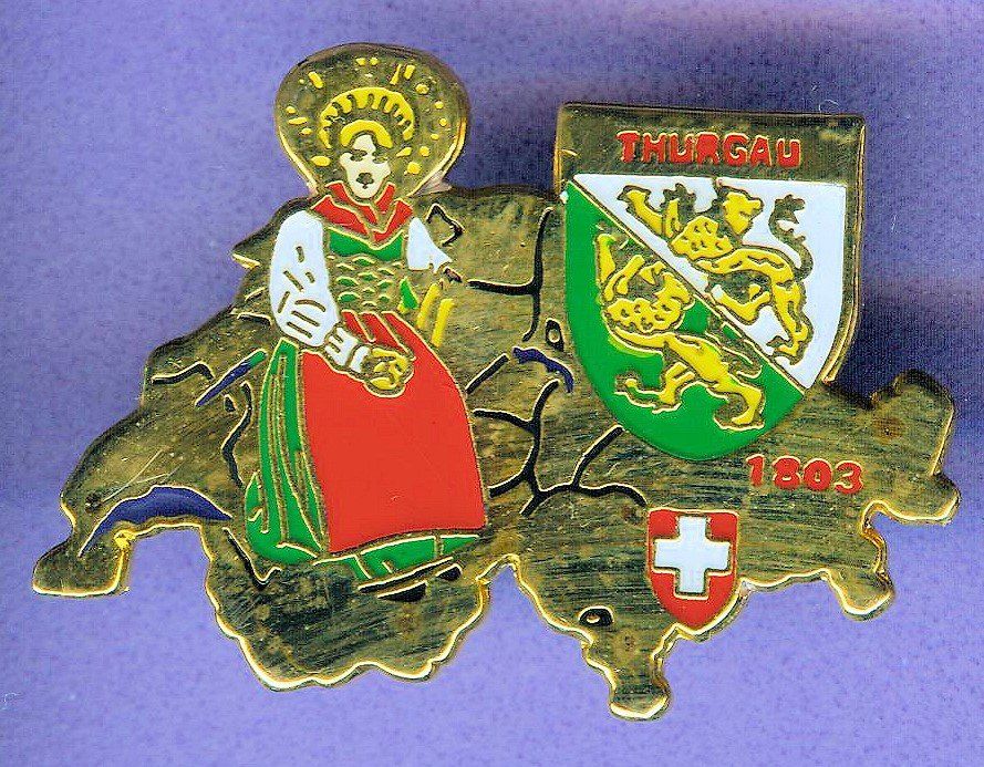 Placchette & Badge: Wappen & Trachten   THURGAU – Usato da Winterthur venduto da Sammleroase