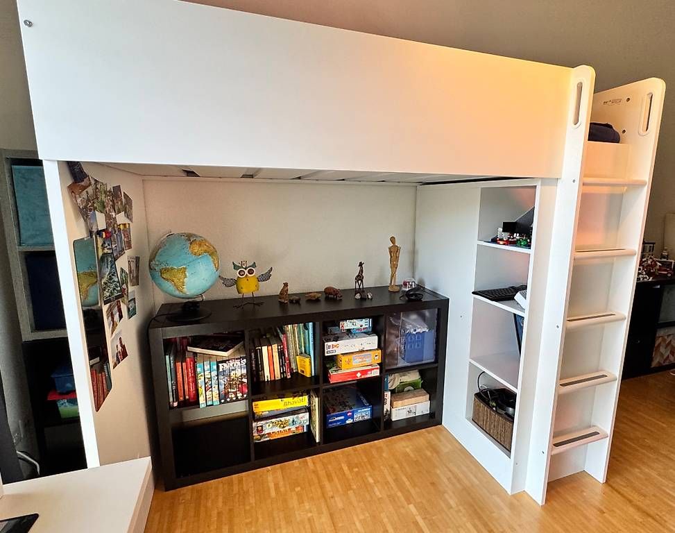 Ikea Letti: Kinder-Hochbett mit Schreibtisch & Schubladen – Usato da Mellingen venduto da galway-dancer 1
