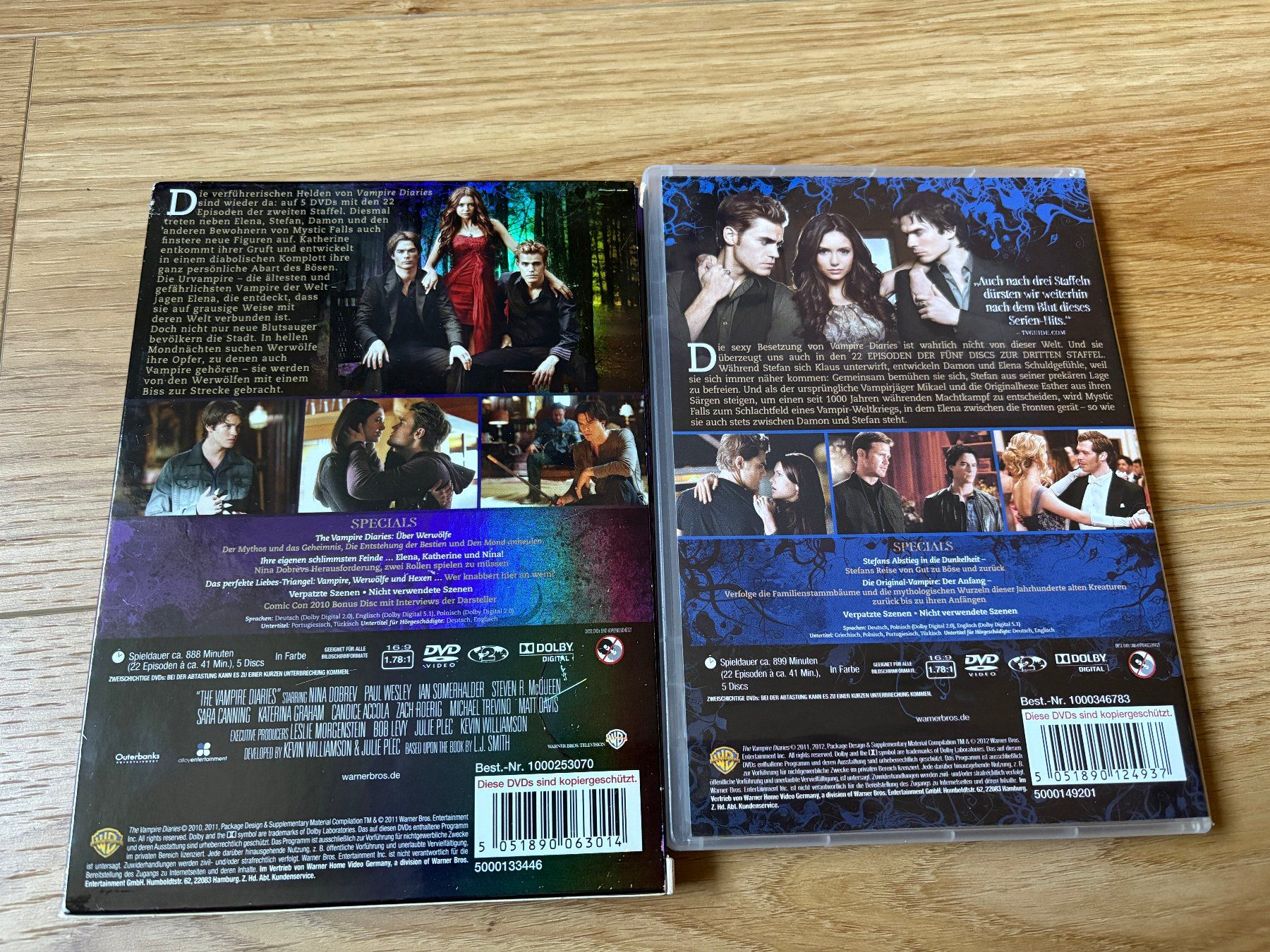 Tutti i DVDs: The Vampire Diaries DVD Staffel 2 & 3 – Usato da Weisslingen venduto da Traber1992 1