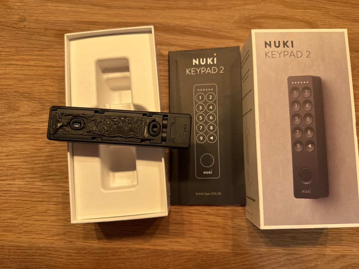 Nuki Keypad 2 mit Fingerabdruck-Sensor (Gebraucht) in Lyss für CHF 101 ...
