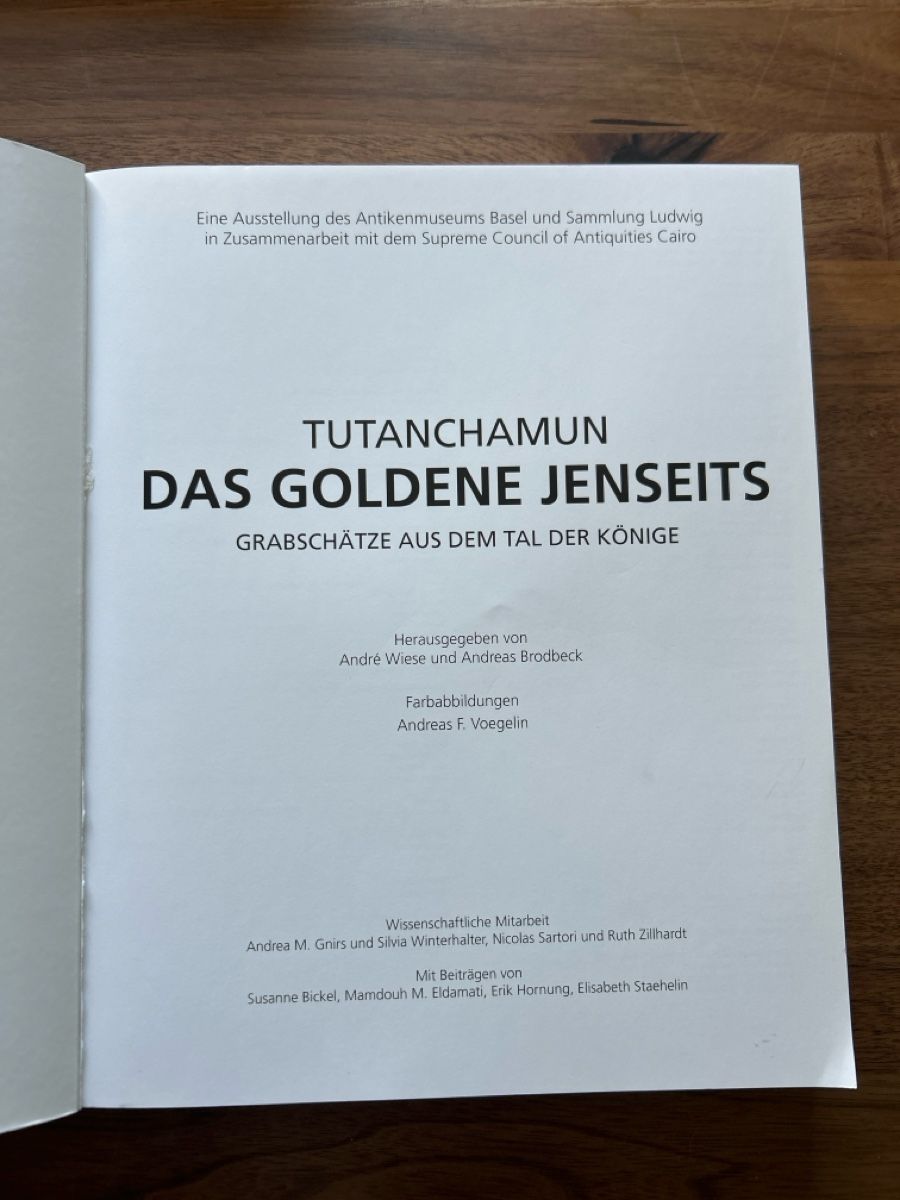Bücher: Tutanchamun das goldene Jenseits – Gebraucht aus Binningen von duplo-fish 1